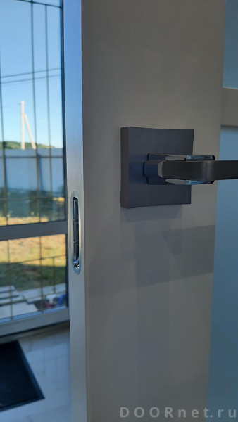 двойная распашная с минимальным зазором между полотнами