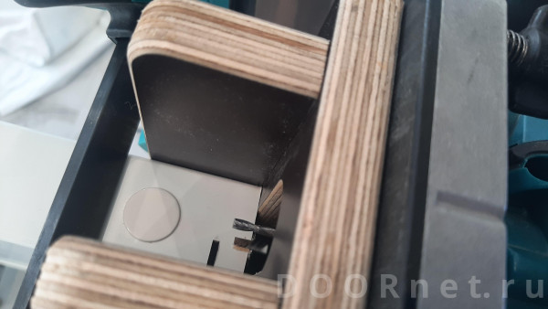 добрал спиралью 3 мм. остаток после лицевого прохода погружкой по шине